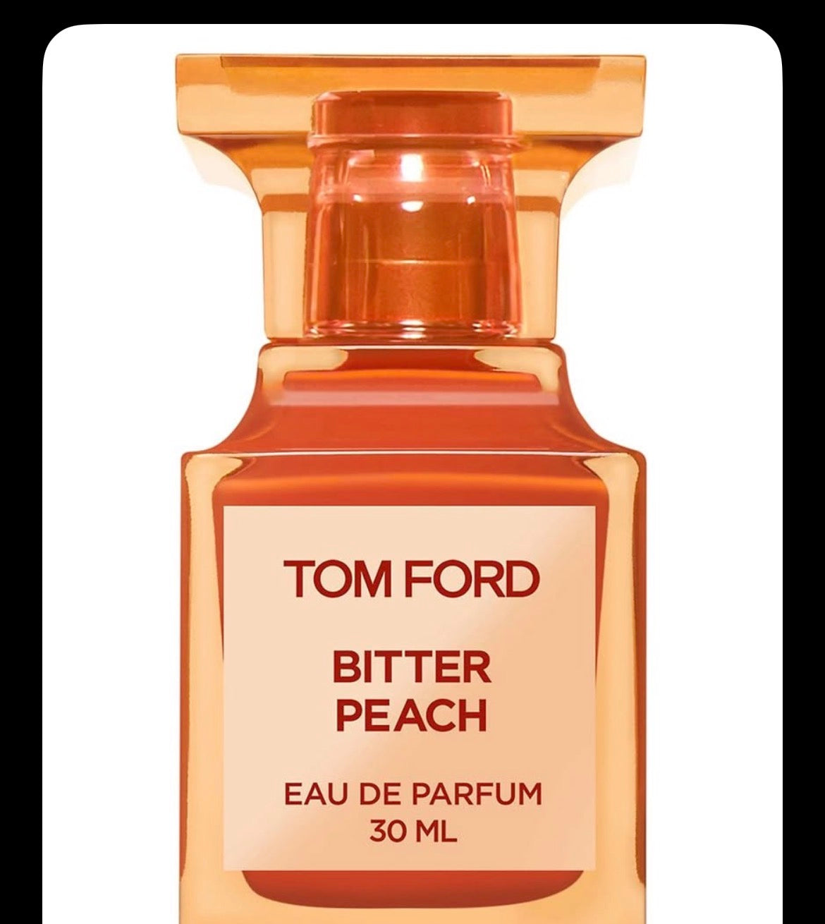 Tom Ford Bitter Peach Eau de Parfum 30ml orange bottle